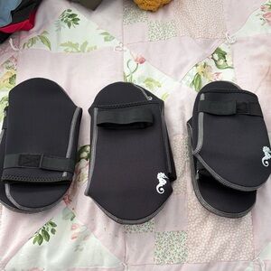 Black Neoprene diving socks nwot